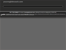 Tablet Screenshot of english.yourenglishcoach.com